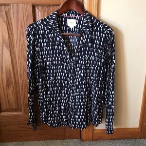 Anthropologie Maeve top, size 10, bird print